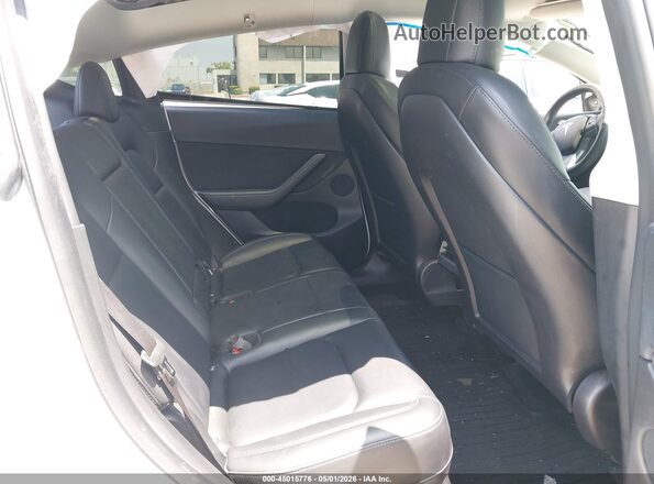 5YJYGDEE0MF306343 2021 TESLA MODEL Y White Widok naklejki z numerem VIN
