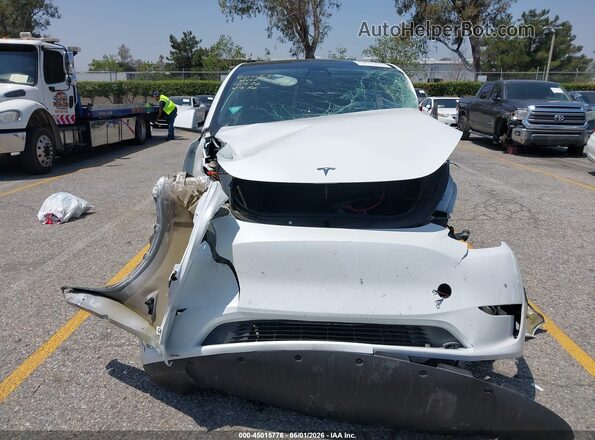 5YJYGDEE0MF306343 2021 TESLA MODEL Y White Widok deski rozdzielczej