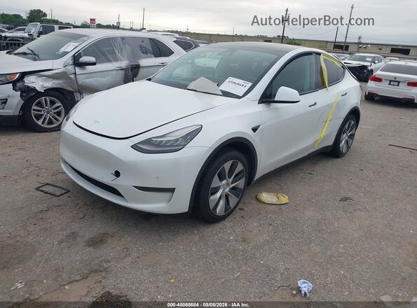 5YJYGDEE1LF032116 2020 TESLA MODEL Y White Передня ліва чверть