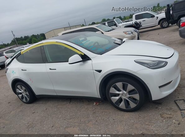 5YJYGDEE1LF032116 2020 TESLA MODEL Y White Вид щитка приладів
