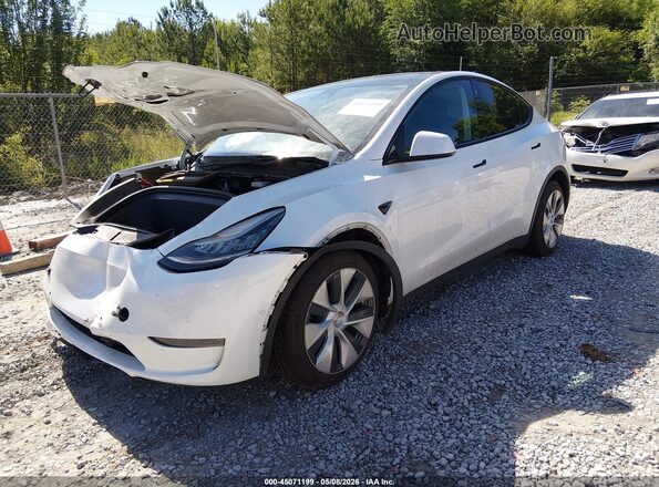 5YJYGDEE1MF063478 2021 TESLA MODEL Y White Передня ліва чверть
