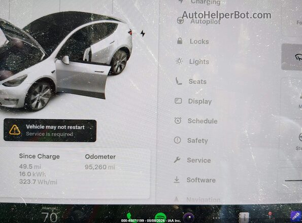 5YJYGDEE1MF063478 2021 TESLA MODEL Y White 