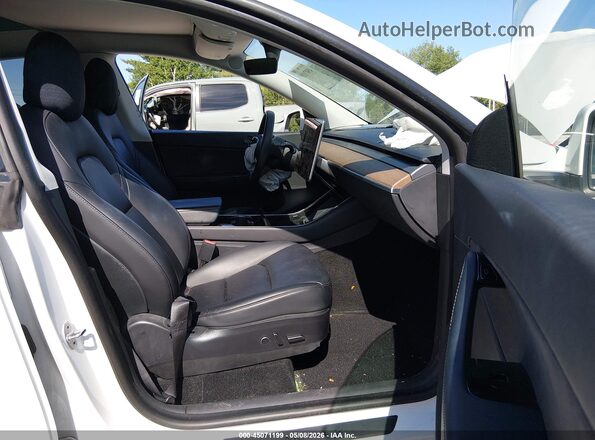 5YJYGDEE1MF063478 2021 TESLA MODEL Y White Вид салону спереду