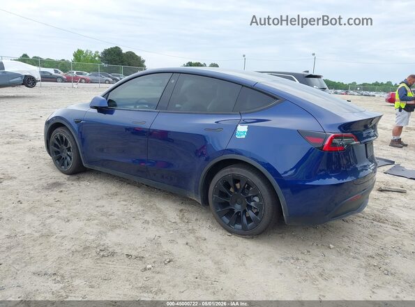 5YJYGDEE1MF141659 2021 TESLA MODEL Y Blue Rear left