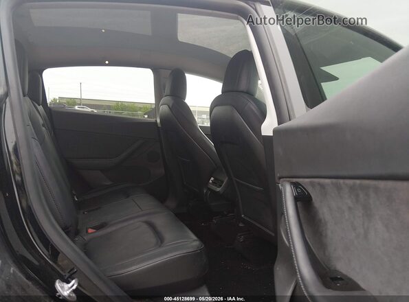 5YJYGDEE2LF048776 2020 TESLA MODEL Y Black Vista de la etiqueta del VIN