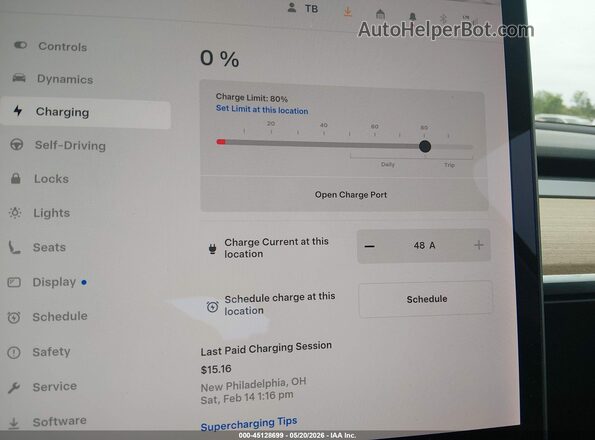 5YJYGDEE2LF048776 2020 TESLA MODEL Y Black 