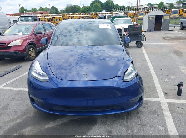 5YJYGDEE2MF061173 2021 TESLA MODEL Y Blue Вид щитка приладів
