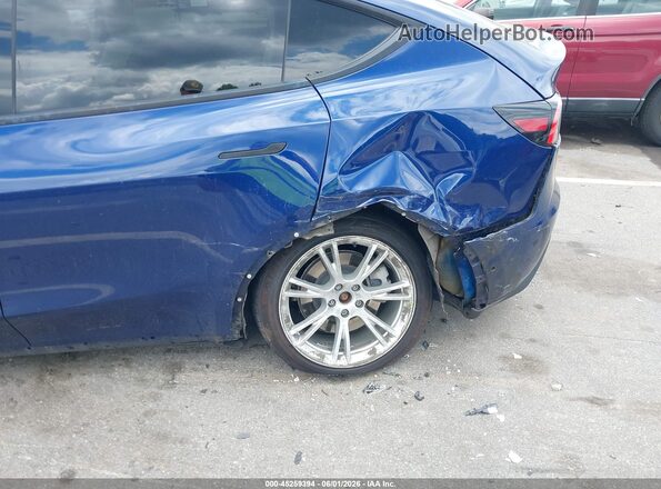 5YJYGDEE2MF061173 2021 TESLA MODEL Y Blue Вид спереду
