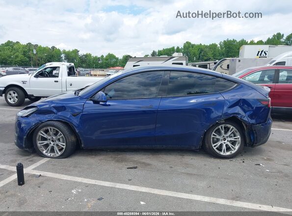 5YJYGDEE2MF061173 2021 TESLA MODEL Y Blue Панорамний вид салону 360°