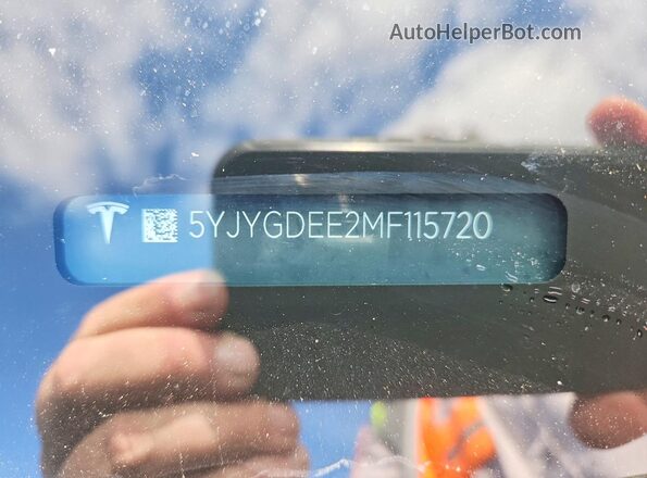 5YJYGDEE2MF115720 2021 TESLA MODEL Black Engine compartment view
