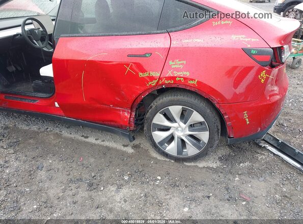 5YJYGDEE3MF075969 2021 TESLA MODEL Y Red Вид спереду