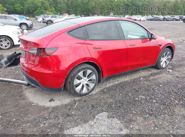 5YJYGDEE3MF075969 2021 TESLA MODEL Y Red Задня права чверть