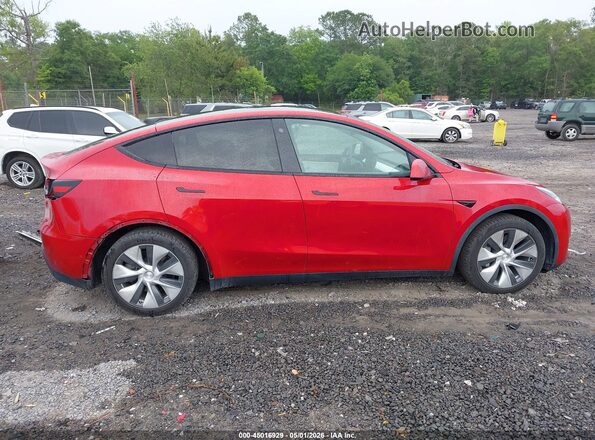 5YJYGDEE3MF075969 2021 TESLA MODEL Y Red Вид задньої частини салону