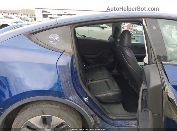 5YJYGDEE3MF231699 2021 TESLA MODEL Y Синий Вид наклейки с VIN-кодом