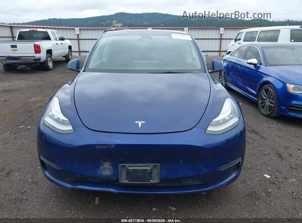 5YJYGDEE3MF231699 2021 TESLA MODEL Y Синий Вид щитка приборов