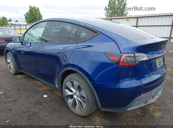5YJYGDEE3MF231699 2021 TESLA MODEL Y Синий Задняя левая четверть