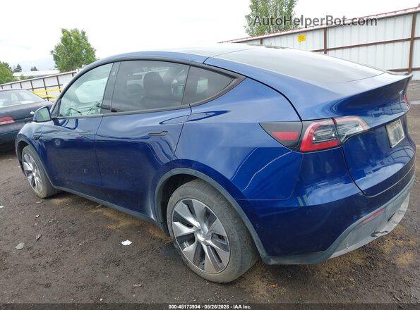 5YJYGDEE3MF231699 2021 TESLA MODEL Y Синий Панорамный вид салона 360°