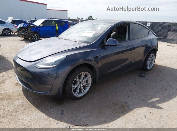 5YJYGDEE5LF010362 2020 TESLA MODEL Y Gray Առջևի ձախ երեք քառորդ տեսարան