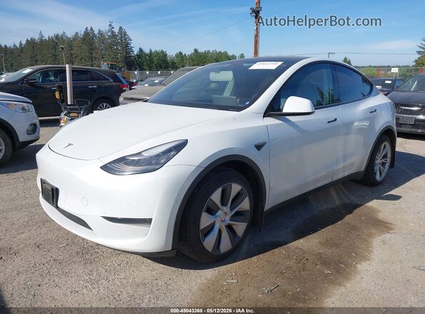 5YJYGDEE5LF015707 2020 TESLA MODEL Y White Vista tres cuartos delantera izquierda