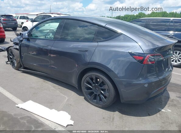 5YJYGDEE5MF259701 2021 TESLA MODEL Y Gray Trasero izquierdo