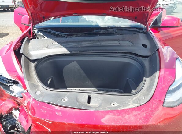 5YJYGDEE5MF277177 2021 TESLA MODEL Y Красный Вид сзади