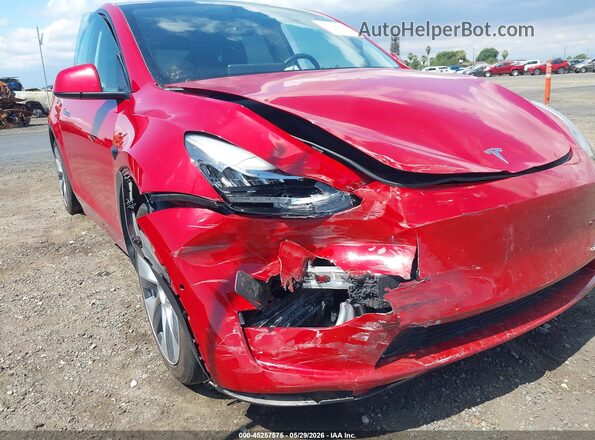 5YJYGDEE5MF277177 2021 TESLA MODEL Y Красный Вид спереди