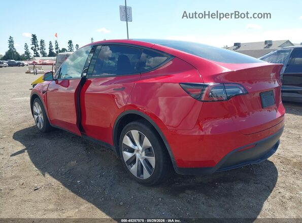 5YJYGDEE5MF277177 2021 TESLA MODEL Y Красный Задняя левая четверть