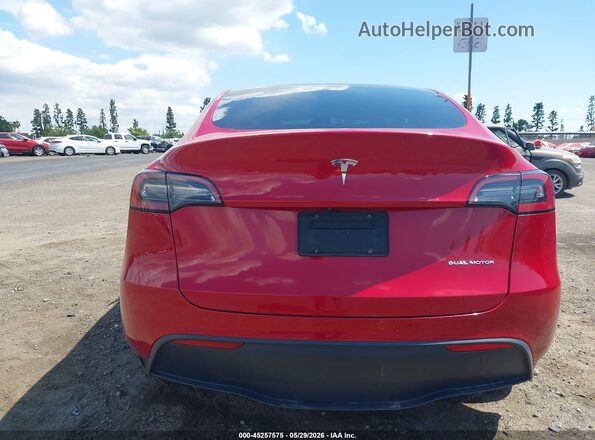 5YJYGDEE5MF277177 2021 TESLA MODEL Y Красный 