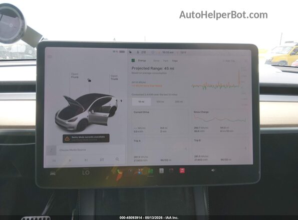 5YJYGDEE6MF286227 2021 TESLA MODEL Y White 