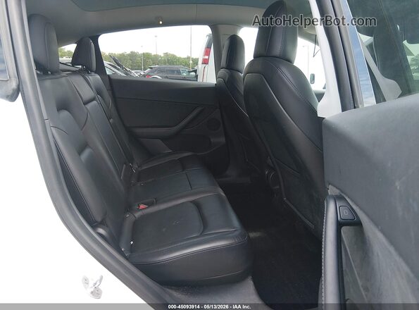 5YJYGDEE6MF286227 2021 TESLA MODEL Y White Vista de la etiqueta del VIN
