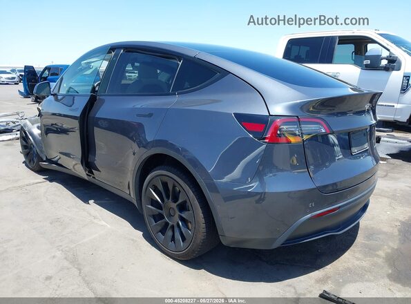 5YJYGDEE7MF245721 2021 TESLA MODEL Y Gray Հետևի ձախ