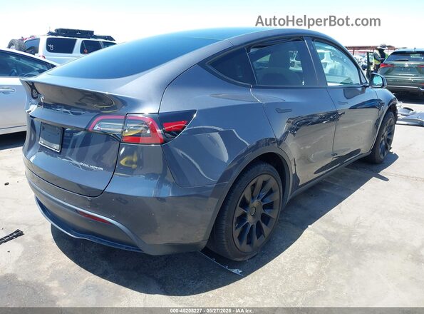 5YJYGDEE7MF245721 2021 TESLA MODEL Y Gray Հետևի աջ