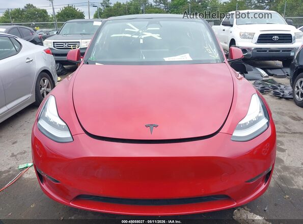 5YJYGDEE8LF010016 2020 TESLA MODEL Y Red Vista del cuadro de instrumentos