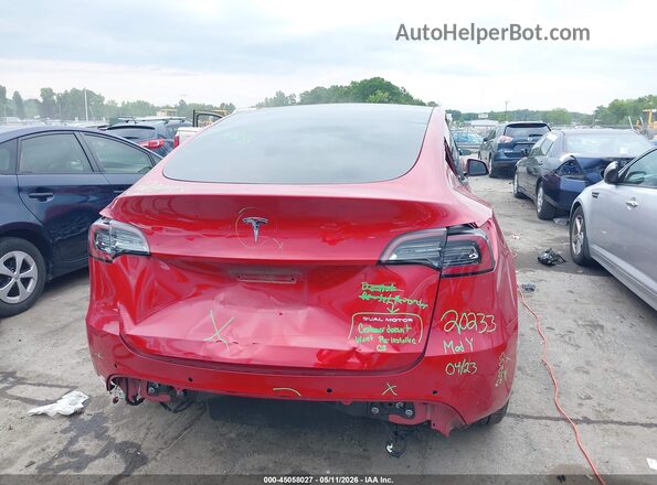 5YJYGDEE8LF010016 2020 TESLA MODEL Y Red 