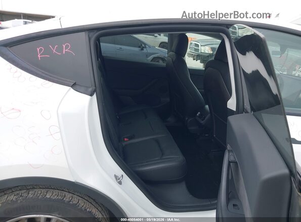 5YJYGDEE9MF208198 2021 TESLA MODEL Y White Вид наклейки з VIN-кодом