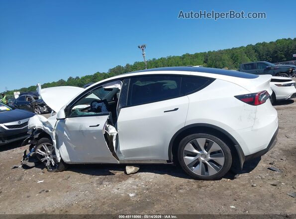 5YJYGDEE9MF286979 2021 TESLA MODEL Y White უკანა სალონის ხედი