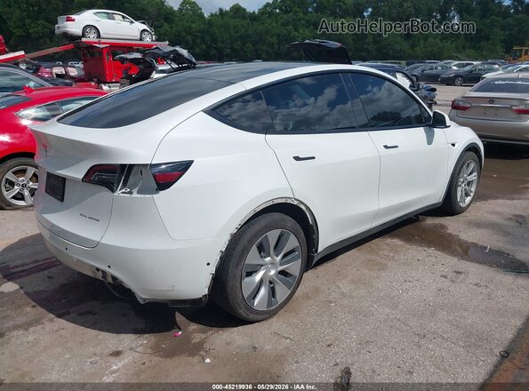 5YJYGDEE9MF304896 2021 TESLA MODEL Y Белый Задняя правая четверть