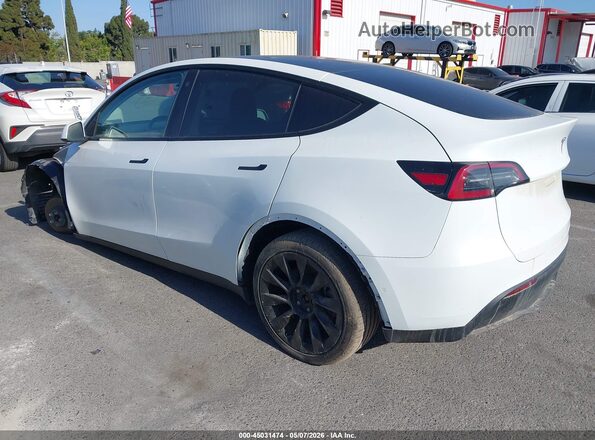 5YJYGDEEXMF160811 2021 TESLA MODEL Y White Հետևի ձախ