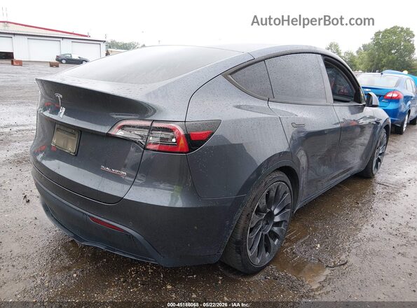 5YJYGDEF1LF025353 2020 TESLA MODEL Y Серый Задняя правая четверть
