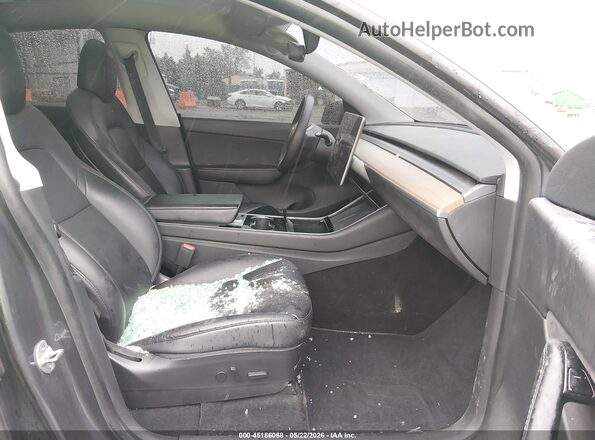 5YJYGDEF1LF025353 2020 TESLA MODEL Y Серый Вид салона спереди