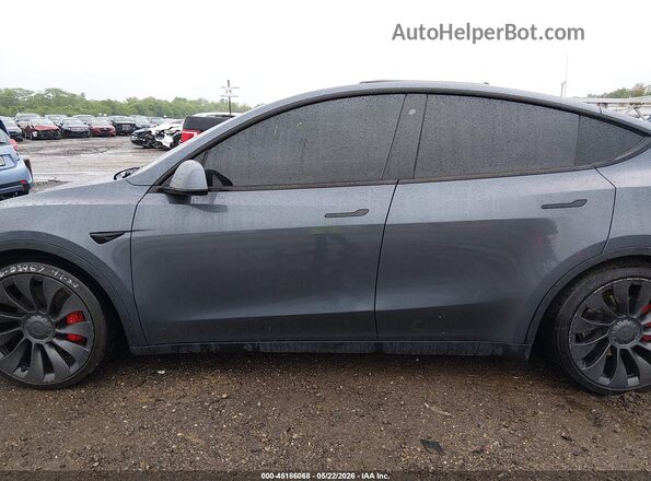 5YJYGDEF1LF025353 2020 TESLA MODEL Y Серый Панорамный вид салона 360°