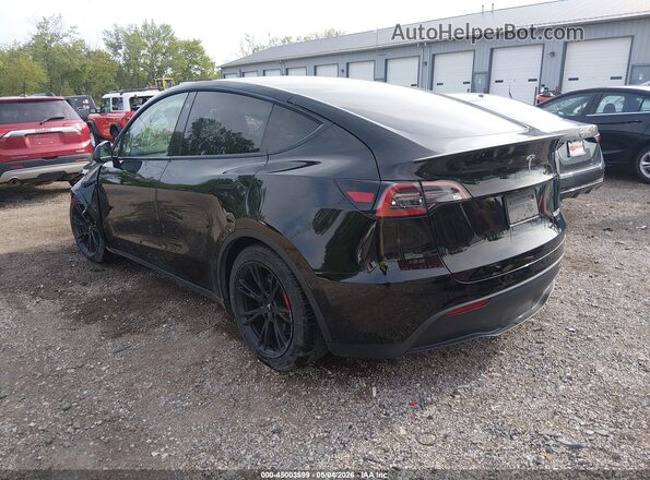 5YJYGDEF1MF251958 2021 TESLA MODEL Y Черный Задняя левая четверть