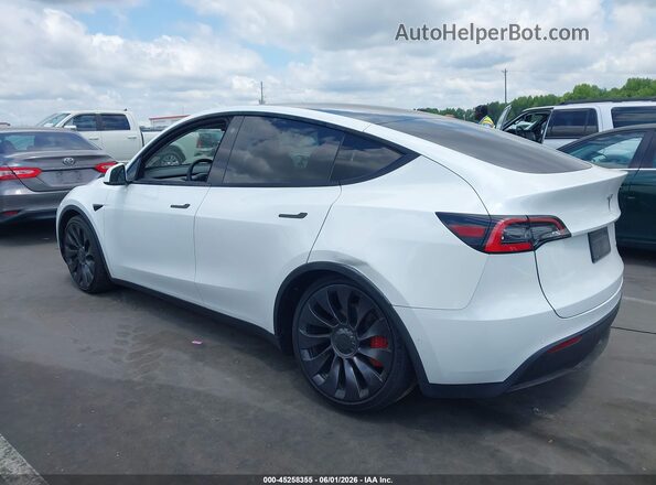 5YJYGDEF2MF137600 2021 TESLA MODEL Y White Trasero izquierdo