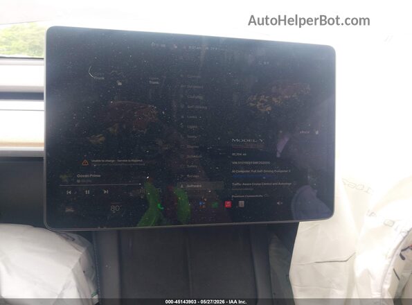 5YJYGDEF5MF252000 2021 TESLA MODEL Y Серый 