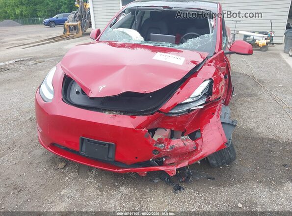 5YJYGDEF6LF002229 2020 TESLA MODEL Y Red Vista frontal