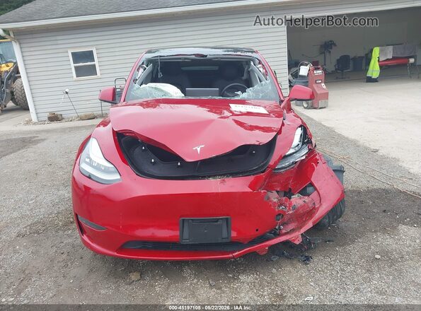 5YJYGDEF6LF002229 2020 TESLA MODEL Y Red Vista interior trasera