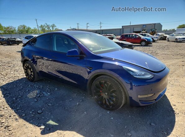 5YJYGDEF6MF083945 2021 TESLA MODEL Blue 