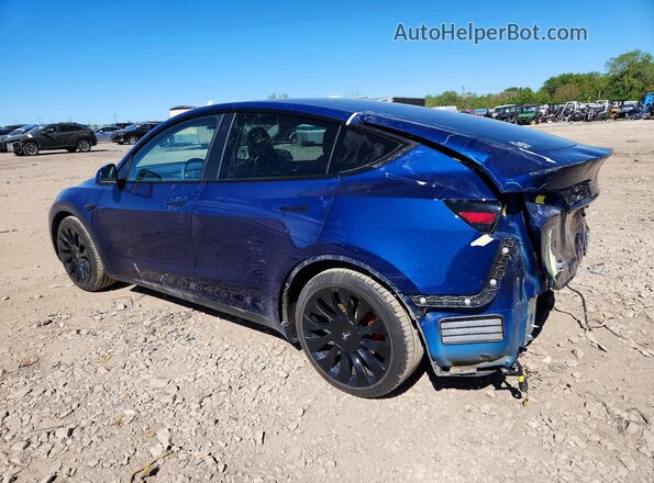 5YJYGDEF6MF083945 2021 TESLA MODEL Blue 