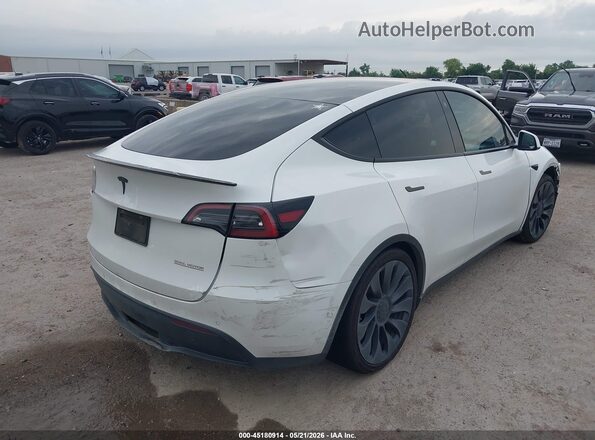 5YJYGDEF6MF302709 2021 TESLA MODEL Y White Trasero derecho