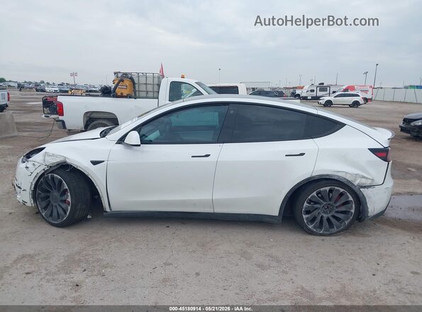 5YJYGDEF6MF302709 2021 TESLA MODEL Y White Vista interior de 360 grados